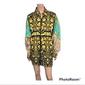Versus Gianni Versace Lion Logo buttoned Shirt 50